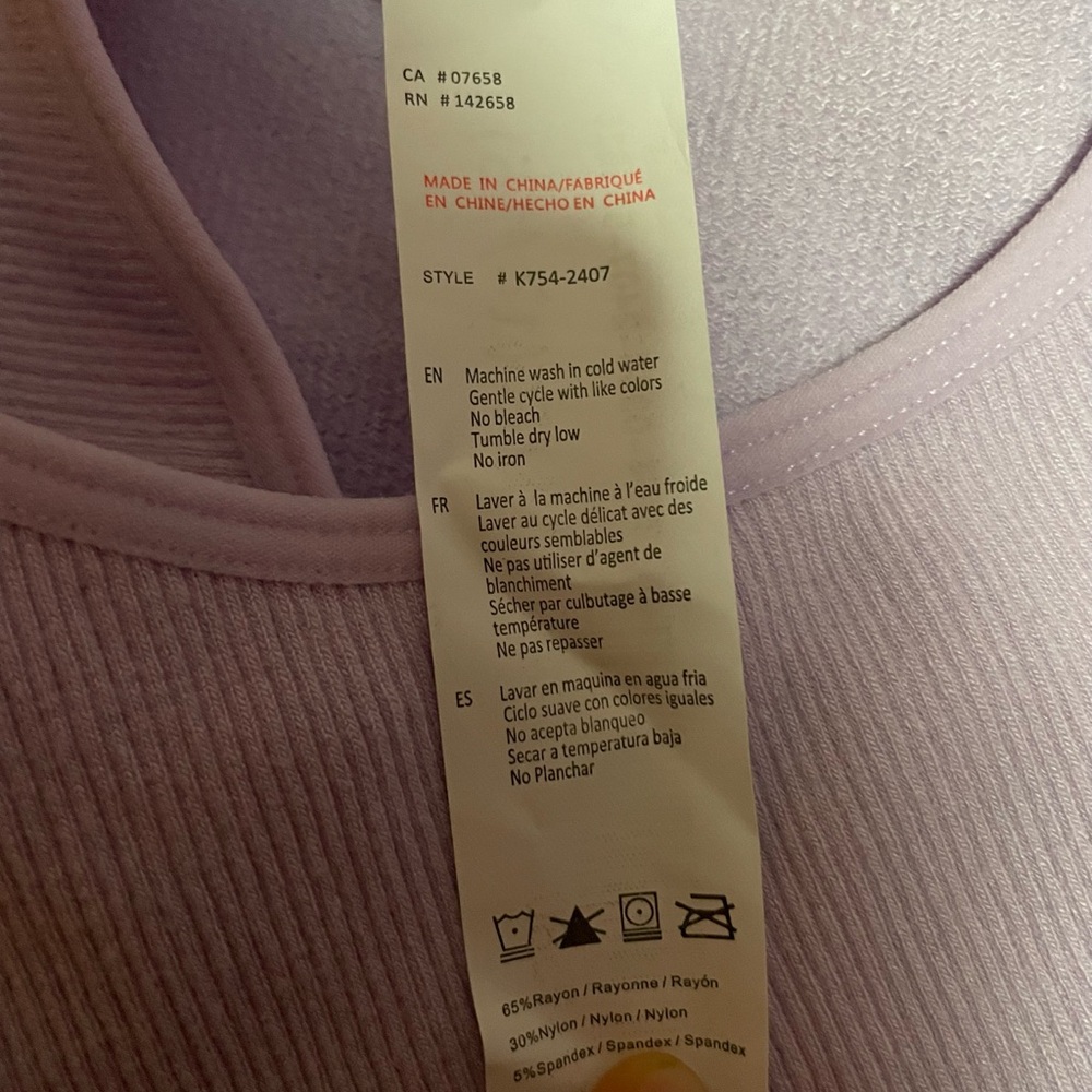 Kids Camisole Set - Pink and Lavender - Picture 4 of 7